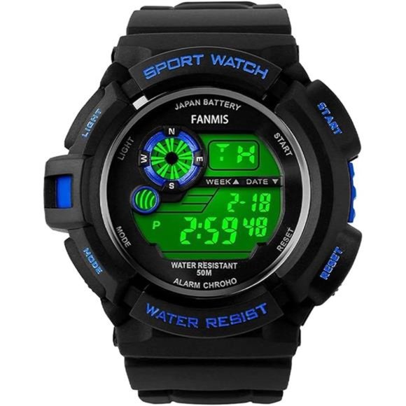 Mens Military Multifunction Digital LED Watch Electronic Waterproof Alarm Quartz - Picture 3 of 6